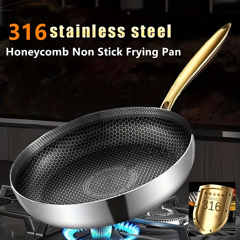 Crepe Pan Nonstick - مقلاة ووك من الفولاذ المقاوم للصدأ