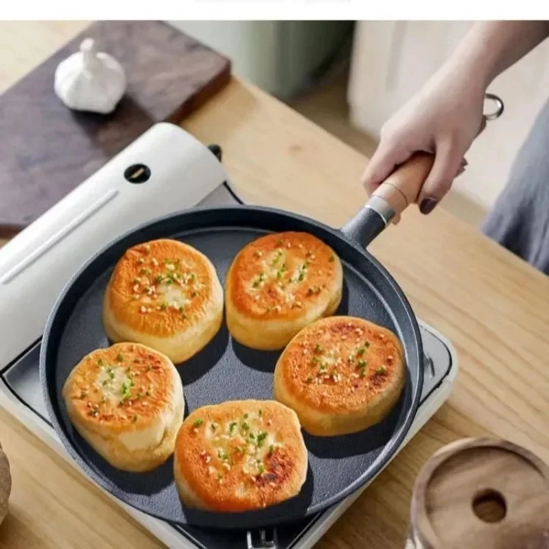 مقلاة من الحديد الزهر مقاس 20/ - مراجعة Crepe Pan Nonstick وسعره