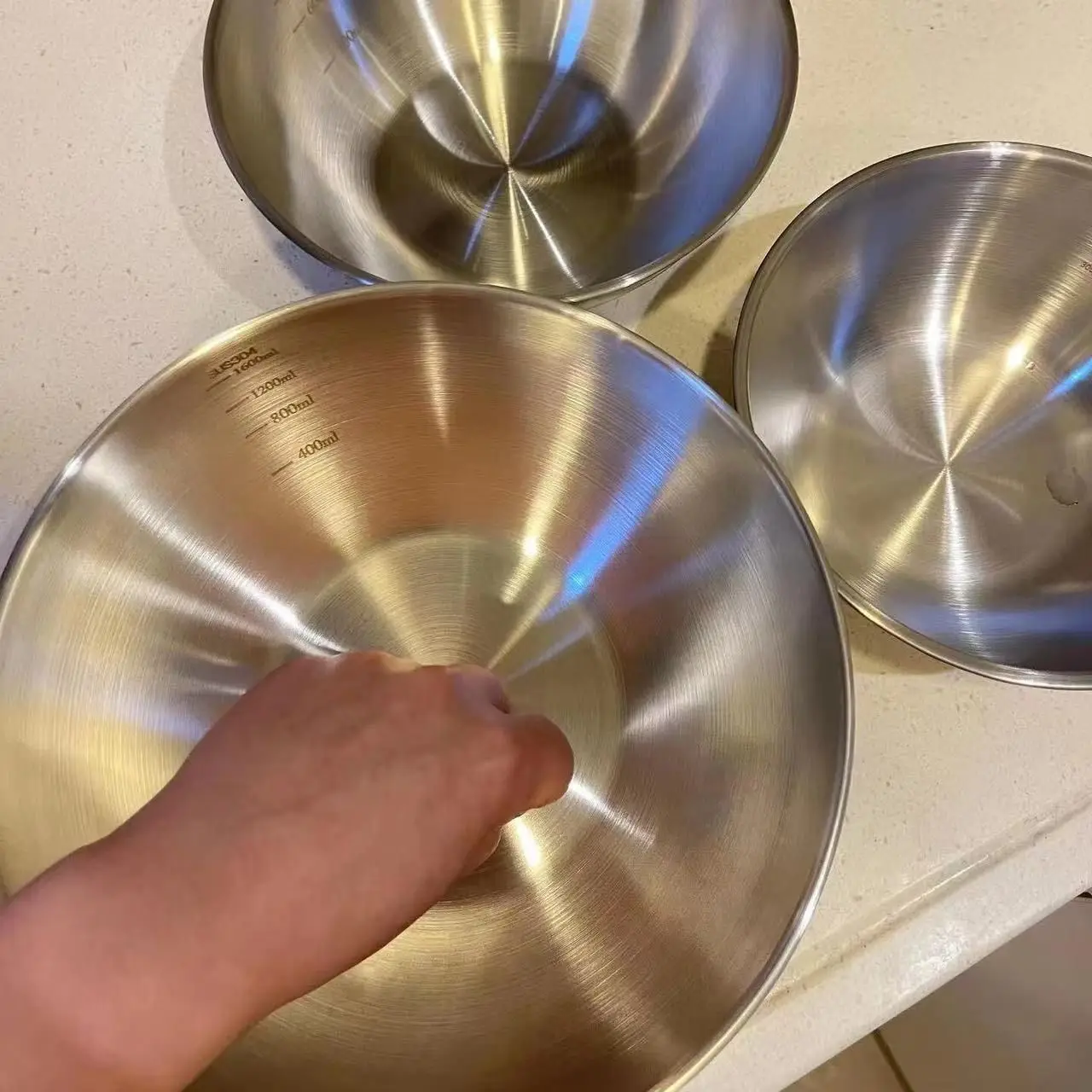 طقم أوعية ستانلس ستيل 1-3 قطع  - مراجعة Home Cooking Food وسعره