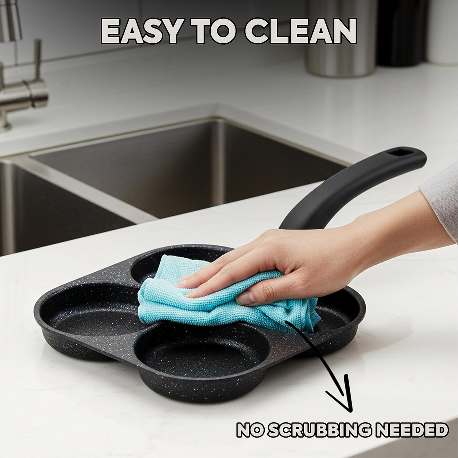 مقلاة بيض غير لاصقة، مقلاة فطا - مراجعة Crepe Pan Nonstick وسعره